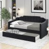 Bellemave Twin Bed Frame for Kids, Teens, White Wooden Platform Bed 4