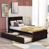 Upholstered Platform Bed Frame with USB Ports and Adjustable Headboard 4