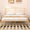 Wood Full Loft Bed for Kids with Windows and Guardrail, No Box Spring 3