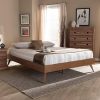EGO Queen Upholstered Bed Frame Modern Platform Mattress Foundation 3