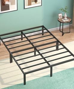 Queen Metal Platform Bed Frame 14 Inch Storage Heavy Duty No Box Spring