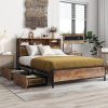 Lohoms Twin Bed Frame for Kids Upholstered Velvet Easy Assembly 4