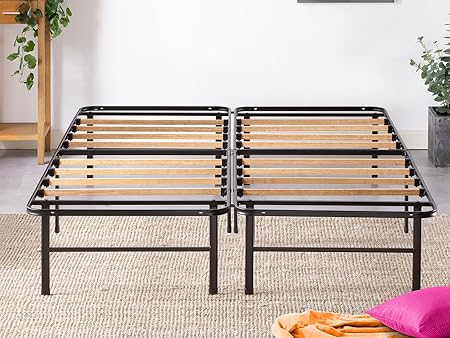 King Size 13 Inch Metal Platform Bed Frame for Mattress Support 2 King Size 13 Inch Metal Platform Bed Frame for Mattress Support - Image 2