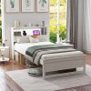 VECELO 14 Inch Queen Metal Platform Bed Frame Heavy Duty Steel Slat 3