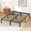Queen Size 18 Inch Metal Bed Frame No Box Spring Easy Assembly 3