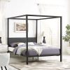 Harper Bright Full Platform Bed Frame with Headboard for Kids Adults 4