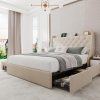 Heavy Duty Adjustable Metal Bed Frame Support for Queen King Cal King 3