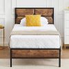 Full Size Lift Up Storage Bed with LED Charging Station and Headboard 3