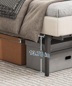 Yoyomax 14 Inch Metal Bed Frame Full Size with Foldable Design 2