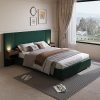 Merax Wooden Full Size Bed Frame with Storage Drawers for Teens 4