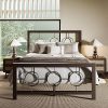 Black Metal Bed Frame 18 Inch with Steel Slats Easy Assembly Queen 4