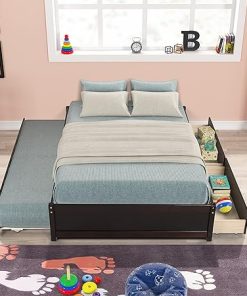 Harper Bright Full Bed with Trundle and 2 Drawers for Kids and Teens 2