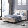 Bellemave Velvet Queen Bed Frame with Storage Drawer and Headboard 4