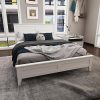 Murphy Bed with Sofa and Top Shelf Queen Size Wooden Frame Grey 3