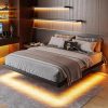 Mellow 9 Inch Metal Platform Bed Frame Heavy Duty Queen Black 3