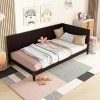 Bellemave Twin Size Daybed Frame with Backrest for Kids and Teens