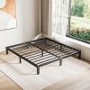 14 Inch Queen Bed Frame Heavy Duty Platform Bed Easy Assembly Black 4