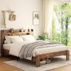 DWVO Queen Bed Frame with RGB LED Lights and Storage Drawers 4