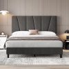 Acacia Emery Wood Bed Frame Queen Headboard Solid Platform Slats 4