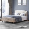 Boyd Sleep Ravenna Upholstered Bed Frame with Tri-Panel Headboard 3