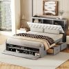 KOMFOTT Twin Loft Bed with Desk and Shelf Heavy-Duty Metal Frame 3