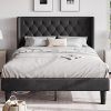 Modern Queen Bed Frame by Signature Design by Ashley in Black 3
