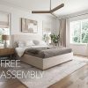Merax Modern Upholstered Platform Bed with Wingback Storage Full Pink 4 Merax Modern Upholstered Platform Bed with Wingback Storage Full Pink 4