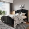 IKIFLY California King Bed Frame with Wood Headboard and Storage 4
