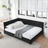 Modway Runa King Platform Bed Frame in French Oak – No Box Spring Needed 4