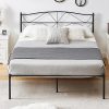 14 Inch Bed Frame with Storage Headboard and USB-C LED Light 3