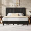 Musen Twin Metal Bed Frame with Headboard and Under-Bed Storage 4