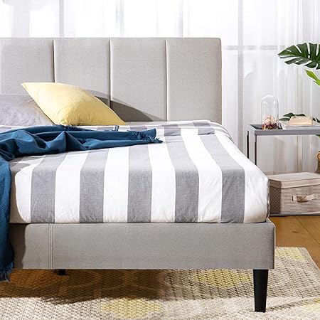 ZINUS Maddon Queen Upholstered Bed Frame with Wood Slat Support ZINUS Maddon Queen Upholstered Bed Frame with Wood Slat Support