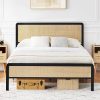 Queen Size Platform Bed Frame 14 Inch Heavy Duty Wood with Storage 4 Queen Size Platform Bed Frame 14 Inch Heavy Duty Wood with Storage 4