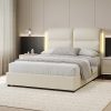 Giantex Twin Metal Bed Platform Frame 83″x42″ Silver Bedroom Furniture 4