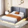 Queen Size Metal Bed Frame Heavy Duty Steel Slat Mattress Foundation 4