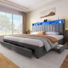 Heavy Duty Full Bed Frame No Box Spring Needed Sturdy Metal Design 4