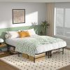 Heavy Duty Twin Bed Frame with Headboard Footboard and Charging Station 3