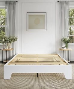 Boyd Sleep Lugano Platform Bed Frame Modern Minimalist Design Queen