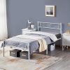 Full Bed with Trundle and Two Drawers for Bedroom Storage  
Platform Bed with Wooden Frame and Slat Support for Comfort  
Wooden Sofa Bed for Bedroom and Living Room Versatility  
Space-Saving Bed for Boys Girls Teens and Adults in Compact Design 4