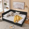 Scandinavian Natural Wood Bed Frame for Modern Bedrooms  
Solid Wood Japanese Platform Bed with Storage Drawers  
12 Inch Tall Wooden Floor Bed Frame for Queen Size Bedrooms 4