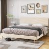 Black Metal Full Bed Frame 14 Inch Platform No Box Spring Needed 4