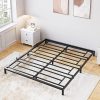 Giantex Twin Metal Bed Frame with Convertible Sofa and Headboard 4