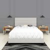 Lull Queen Metal Bed Frame Easy Assembly Noiseless Support Storage 4