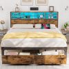Acacia Frida King Bed Frame Solid Wood Platform Compatible with Mattresses 3