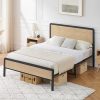 Bellemave Full Size L Shaped Daybed with Bookcase and Storage 3